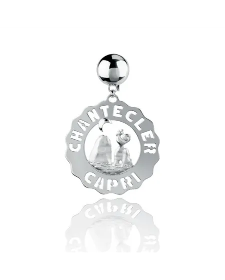Chantecler Et Voilà Faraglioni Grande boucle d'oreille unique en argent