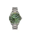 Orologio Tag Heuer Aquaracer Professional 300 Verde in Titanio