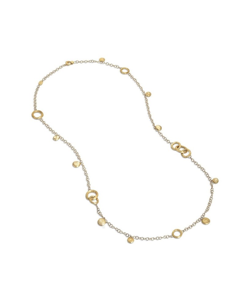 Collier Marco Bicego Jaipur en or jaune avec éléments circulaires et pièces de monnaie