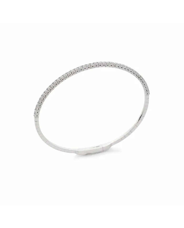 Tennis Buonocore Eternity 4.0 in Oro Bianco con Diamanti