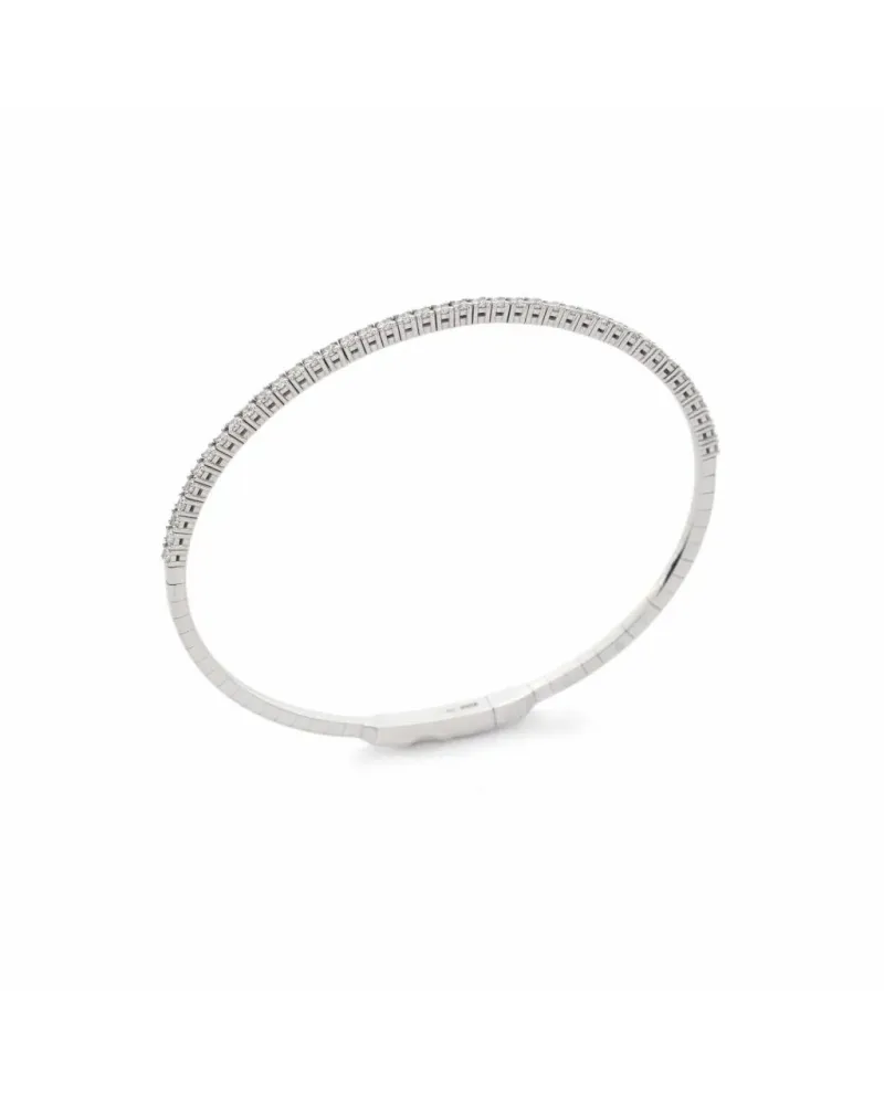 Tennis Buonocore Eternity 4.0 in Oro Bianco con Diamanti