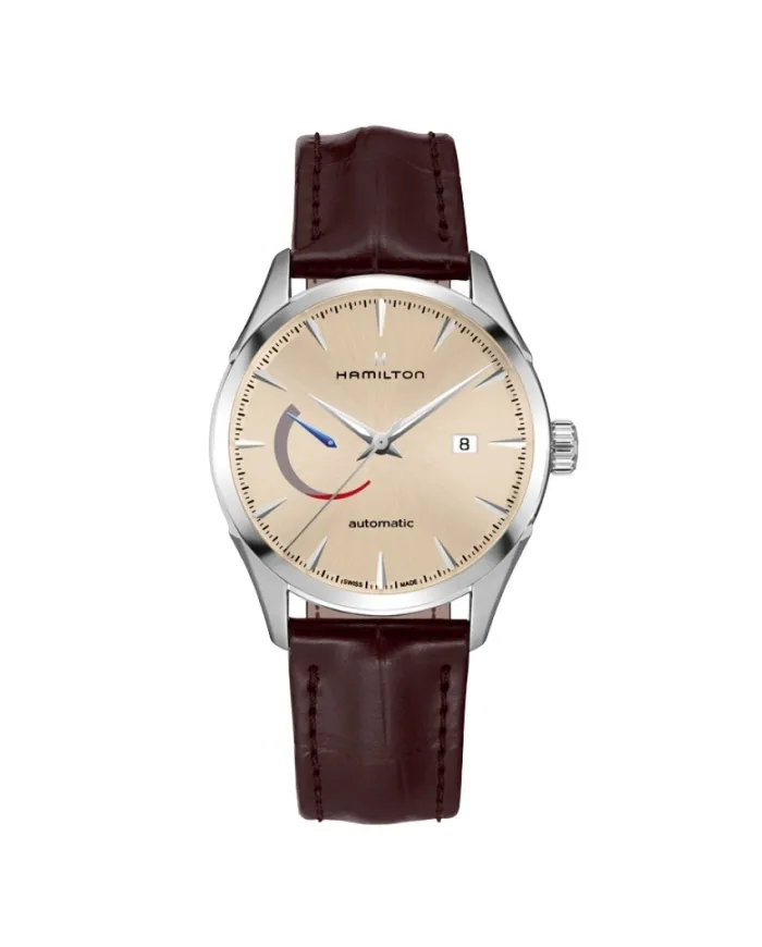 Hamilton Jazzmaster Power Reserve Auto Champagne Dial Watch