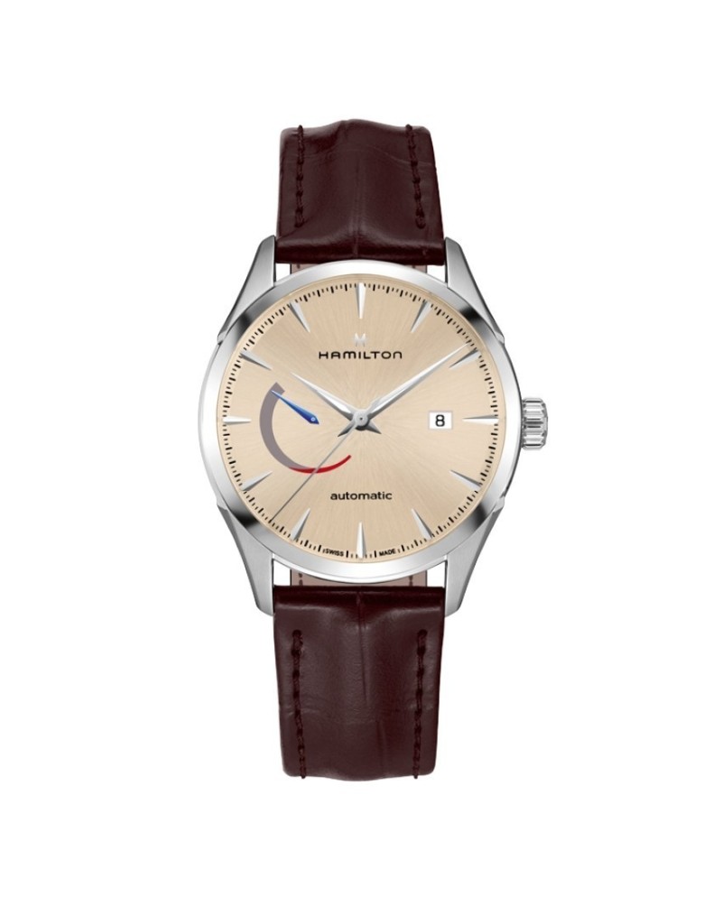 Montre Hamilton Jazzmaster Power Reserve à cadran champagne automatique