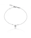 Bracciale Chimento "Love in" in Oro Bianco con Cuore e Diamanti