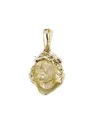 Ciondolo con Volto di Cristo Chimento Tradition Gold Immagini Sacre in Oro Bicolore