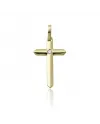 Croce Chimento Tradition Gold Immagini Sacre in Oro Giallo con Diamante Bianco