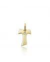 Croce Chimento Tradition Gold Immagini Sacre in Oro Giallo con Diamante Bianco