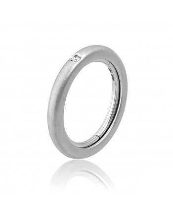 Bague Chimento Forever Stack Me en or blanc avec diamant