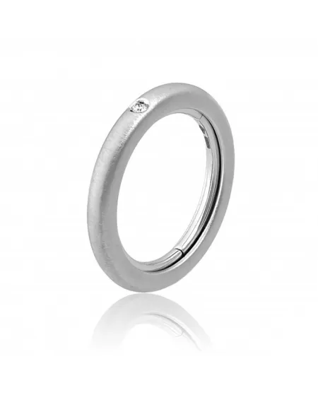 Anello Chimento Forever Stack Me in Oro Bianco con Diamante
