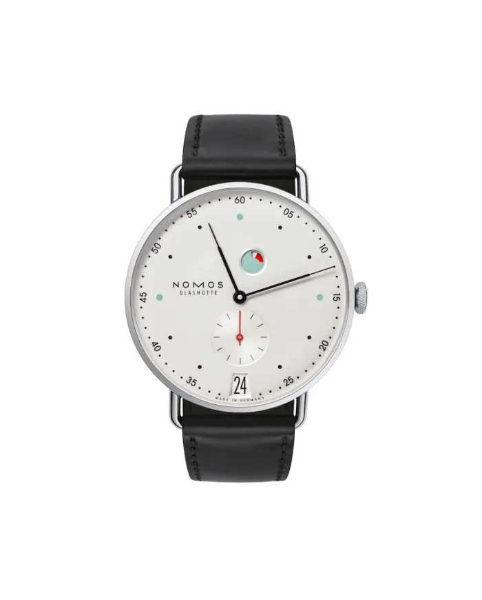 Orologio Nomos Glashütte Metro con Datario e Indicatore di Carica