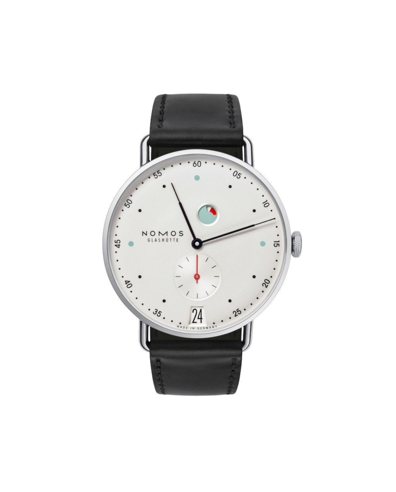 Orologio Nomos Glashütte Metro con Datario e Indicatore di Carica