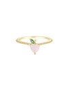 Fruit & Jewels Peach Ring in Gold PVD Brass