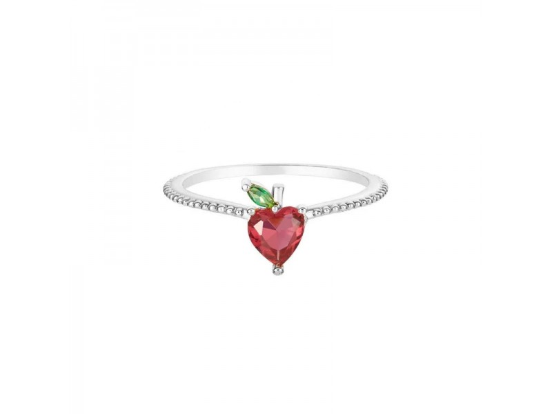 Anello Fruit & Jewels Mela in Ottone Pvd Argento