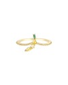 Bague banane Fruit & Jewels en laiton et PVD or