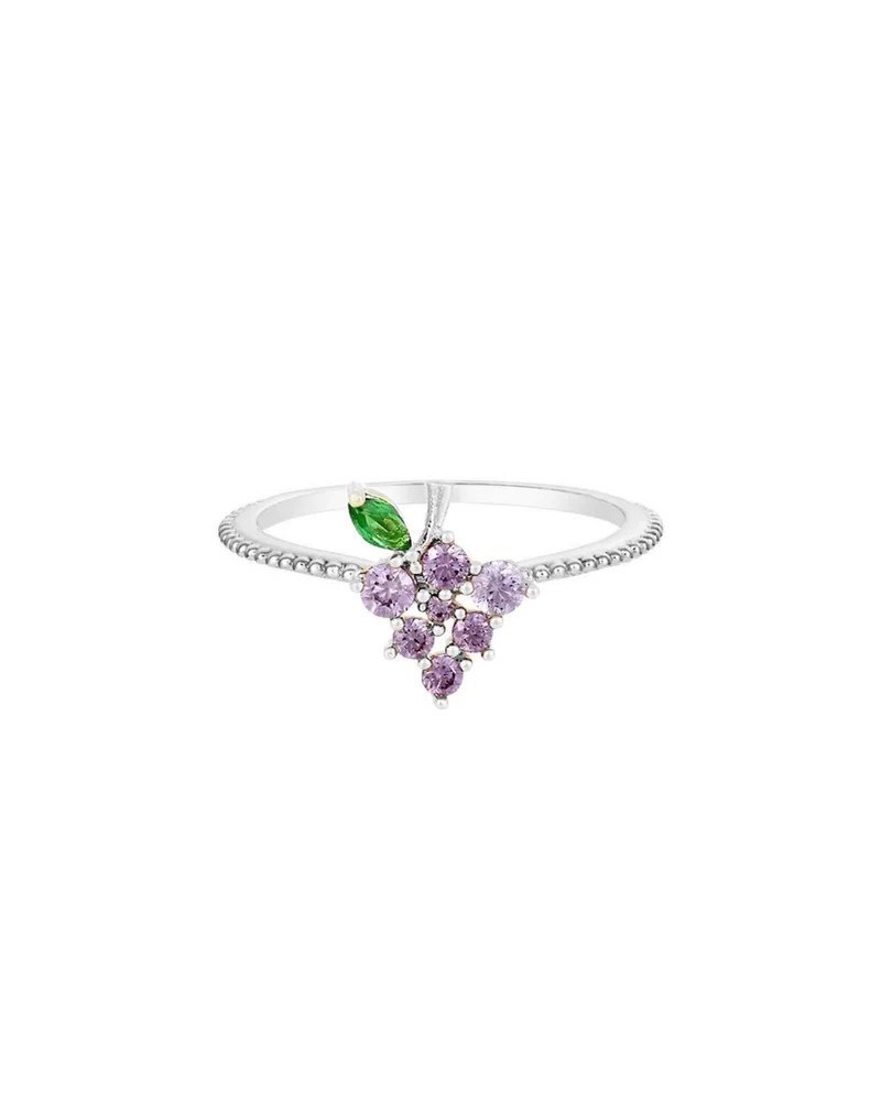 Anello Fruit & Jewels Uva in Ottone Pvd Argento