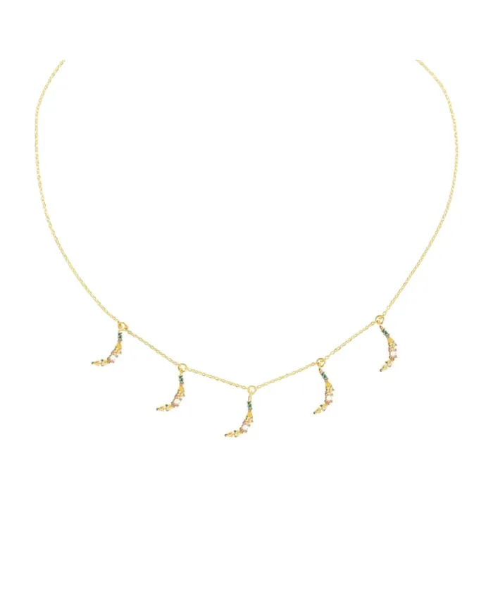 Collana Fruit & Jewels Charms Banana in Ottone Pvd Oro