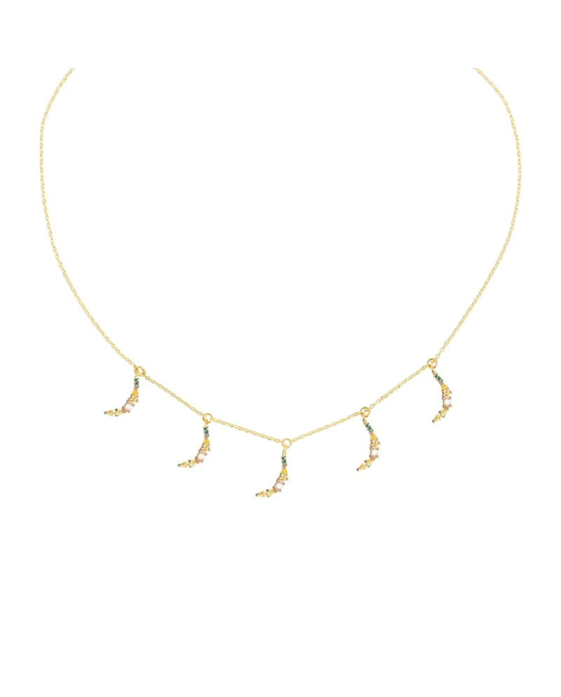 Collana Fruit & Jewels Charms Banana in Ottone Pvd Oro