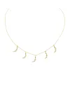 Collier banane Fruit & Jewels Charms en laiton PVD doré