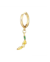 Mono Orecchino Pendente Fruit & Jewels Banana in Ottone Pvd Oro