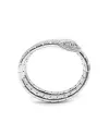 Bracciale Leo Pizzo Serpente in Oro Bianco con Diamanti Bianchi