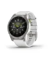 Garmin Epix Sapphire White Titanium SmartWatch with Rubber Strap