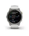Garmin Epix Sapphire White Titanium SmartWatch with Rubber Strap