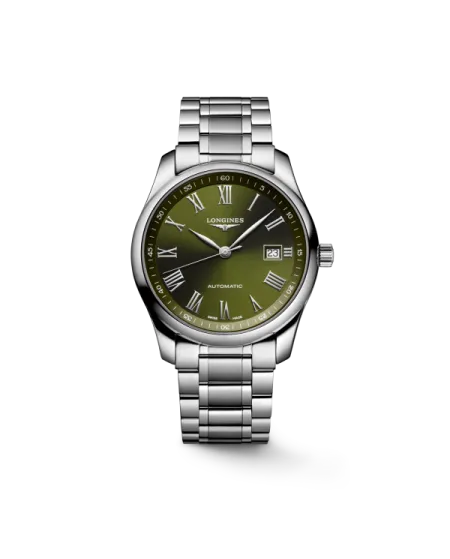 Orologio The Longines Master Collection con Quadrante Verde e Cinturino in Acciaio