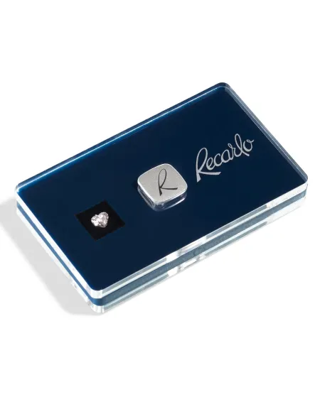 Recarlo Blistered Heart Diamond 0.18 Kt