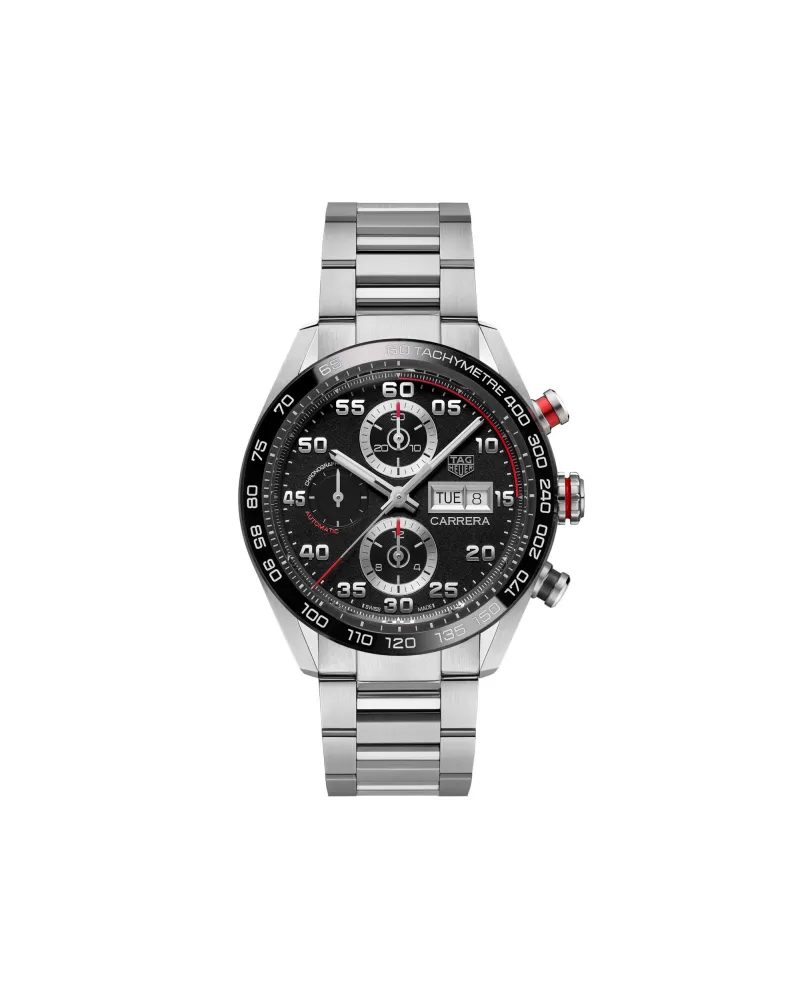 Cronografo Automatico Tag Heuer Carrera Calibro 16 con Cinturino in Acciaio