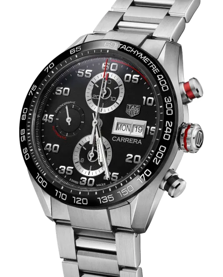 Cronografo Automatico Tag Heuer Carrera Calibro 16 con Cinturino in Acciaio