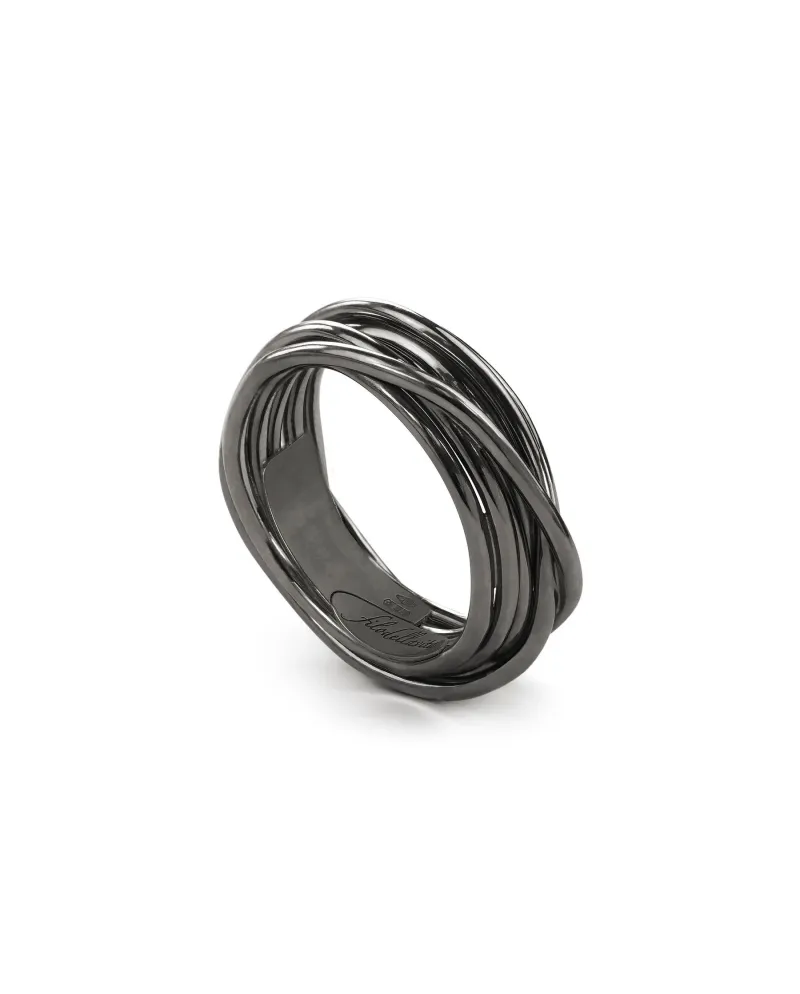 Bague Filodellavita à 7 fils en argent bruni