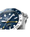 Orologio Tag Heuer Aquaracer Professional 300 GMT con Quadrante Blu e Cinturino in Acciaio