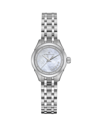 Orologio Hamilton Jazzmaster Lady Quartz con Quadrante Madreperla e Diamanti