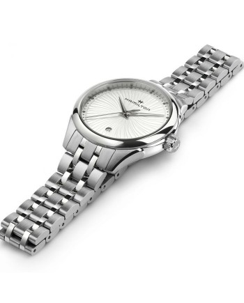 Orologio Hamilton Jazzmaster Lady Quartz con Quadrante Bianco