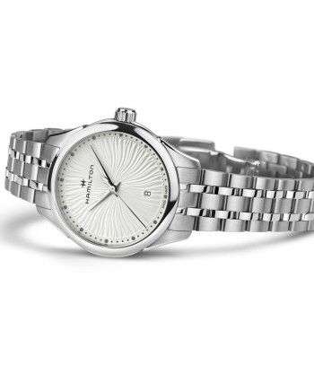 Orologio Hamilton Jazzmaster Lady Quartz con Quadrante Bianco