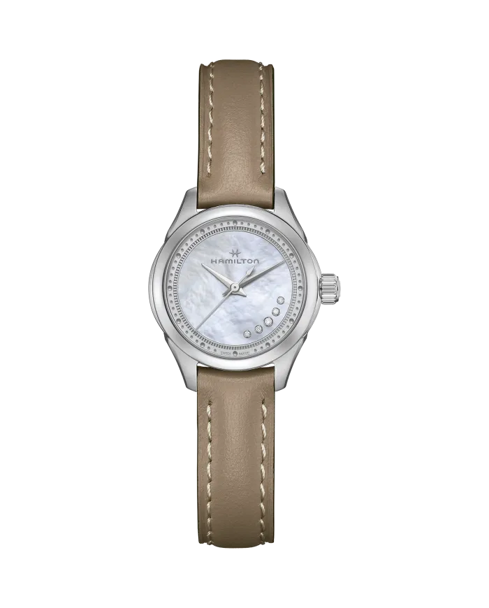 Orologio Hamilton Jazzmaster Lady Quartz con Quadrante Madreperla e Diamanti