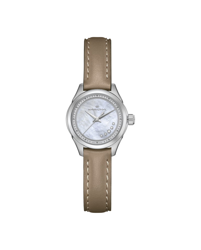 Orologio Hamilton Jazzmaster Lady Quartz con Quadrante Madreperla e Diamanti