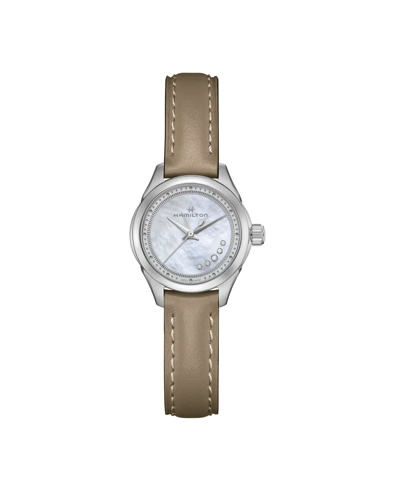 Orologio Hamilton Jazzmaster Lady Quartz con Quadrante Madreperla e Diamanti Orologio Hamilton Jazzmaster Lady Quartz con Quadrante Madreperla e Diamanti