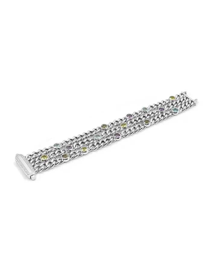 Bracciale Pianegonda in Argento con Pietre Naturali
