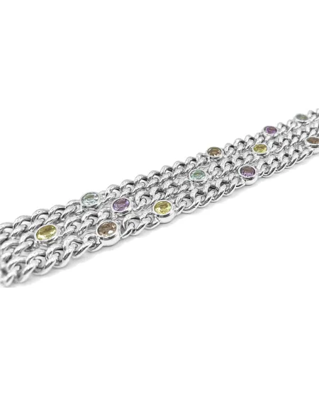 Bracciale Pianegonda in Argento con Pietre Naturali