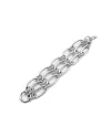 Bracciale Pianegonda in Argento con 3 File di Maglie Ovali