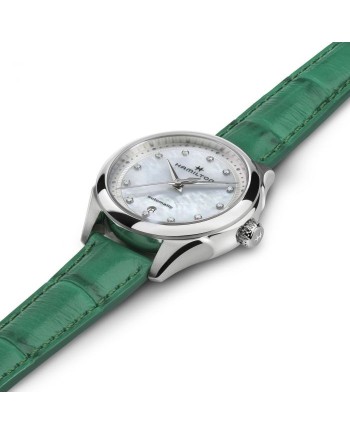 Orologio Hamilton Jazzmaster Lady Auto con Quadrante Madreperla e Diamanti