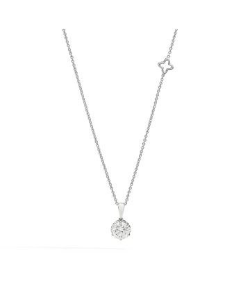 Recarlo Anniversary Six Claw Light Point Choker in White Gold with Diamond