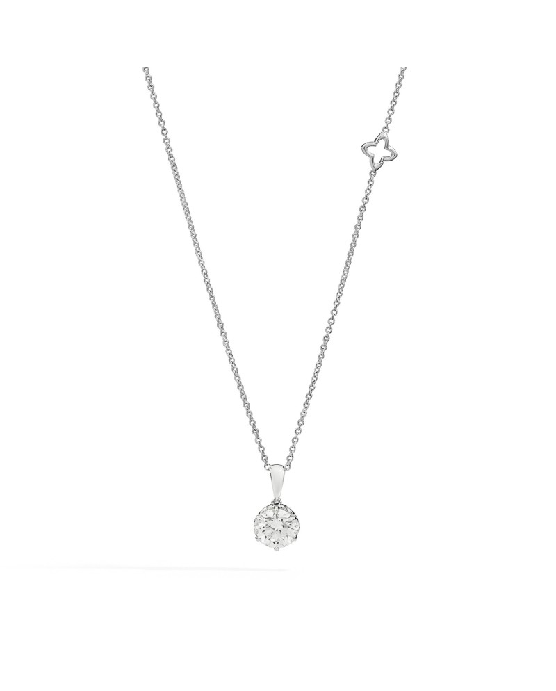 Recarlo Anniversary Six Claw Light Point Choker in White Gold with Diamond