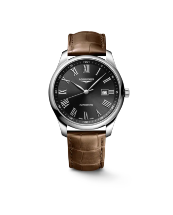 Orologio The Longines Master Collection con Quadrante Nero e Cinturino in Pelle