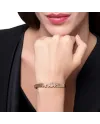 Bracciale Rigido Pasquale Bruni Amore in Oro Rosa con Quarzo Rosa e Diamanti