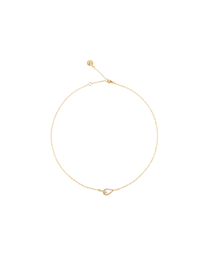 Collier Chantecler en or jaune avec diamants