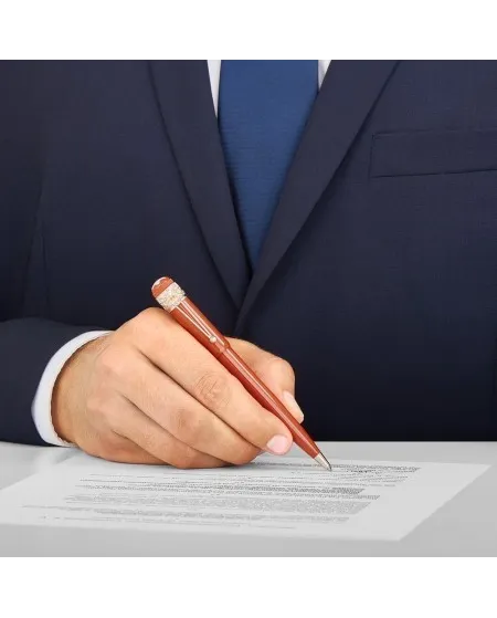 Heritage collection ballpoint rouge et noir spider metamorphosis coral special edition