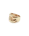 Bague Leo Pizzo en Or Rose avec Diamants Blancs