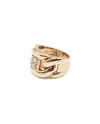 Leo Pizzo Ring in Rose Gold with White Diamonds